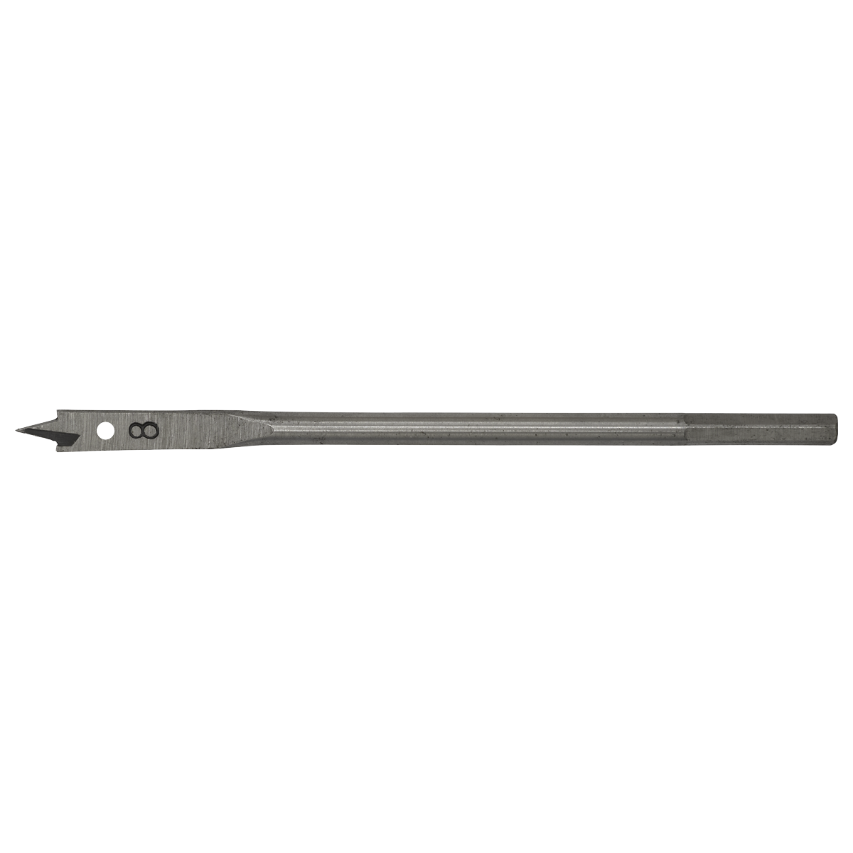 Sealey FWB80 Flat Wood Drill Bit 8mm x 152mm