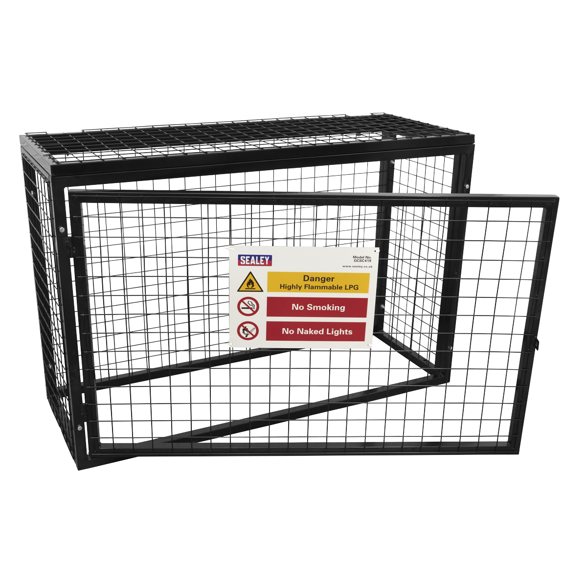 Sealey GCSC419 Gas Cylinder Safety Cage - 4 x 19kg