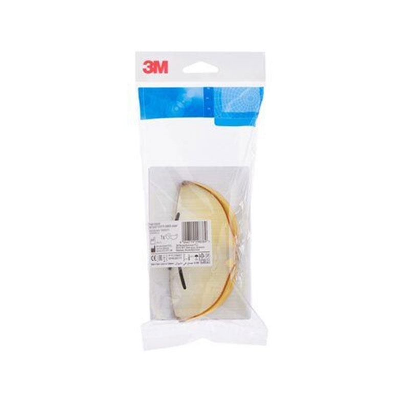 3M Metaliks Sport Safety Spectacles, Anti-Scratch / Anti-Fog, Amber Lens, 71461-00002M