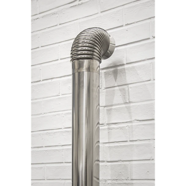 Sealey IREX3 Stainless Steel Exhaust/Flue 90° Bend for IR13/IR16 100mm