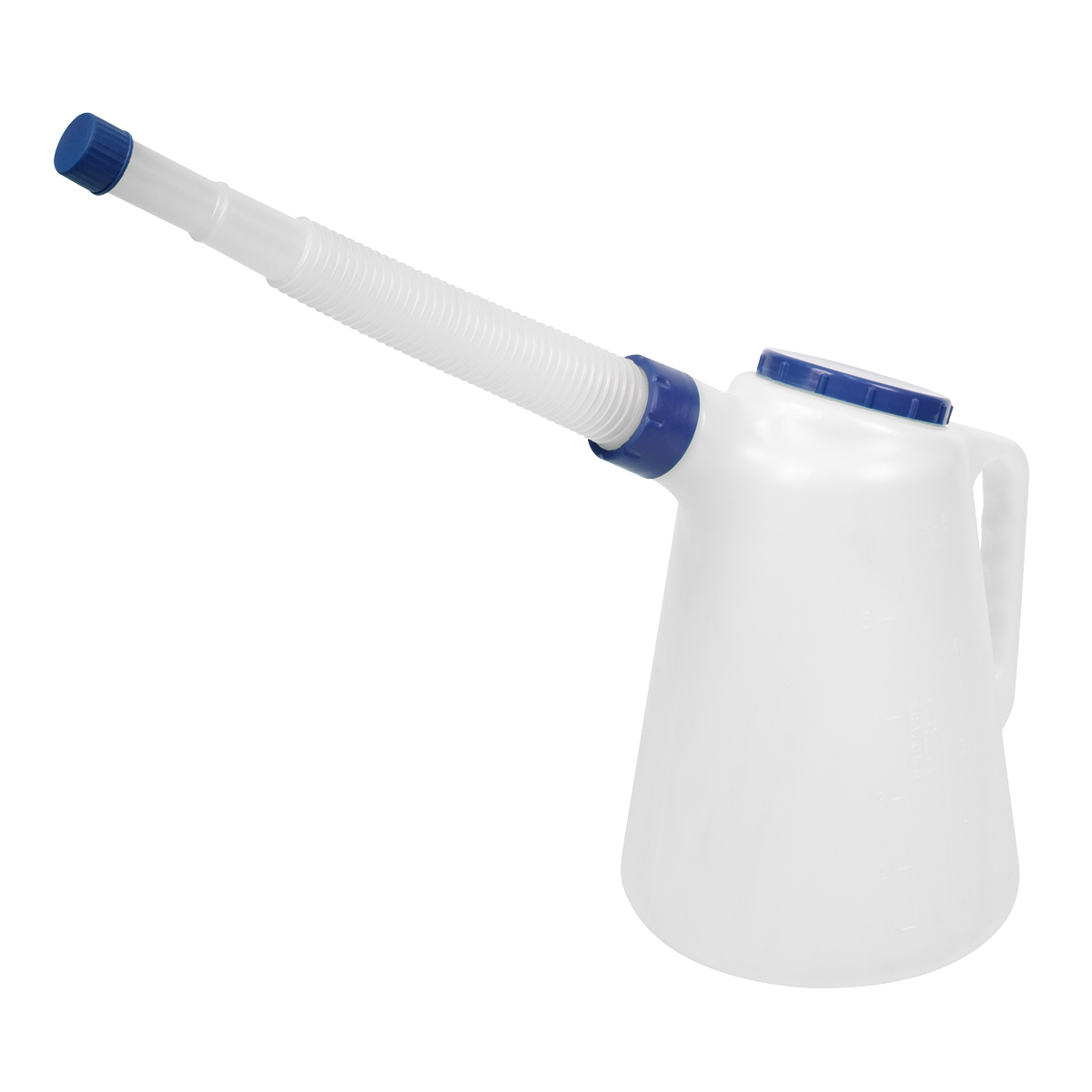 Sealey JDL5SET Oil Containers with Lid & Flexible Spouts 5L - Set of 5