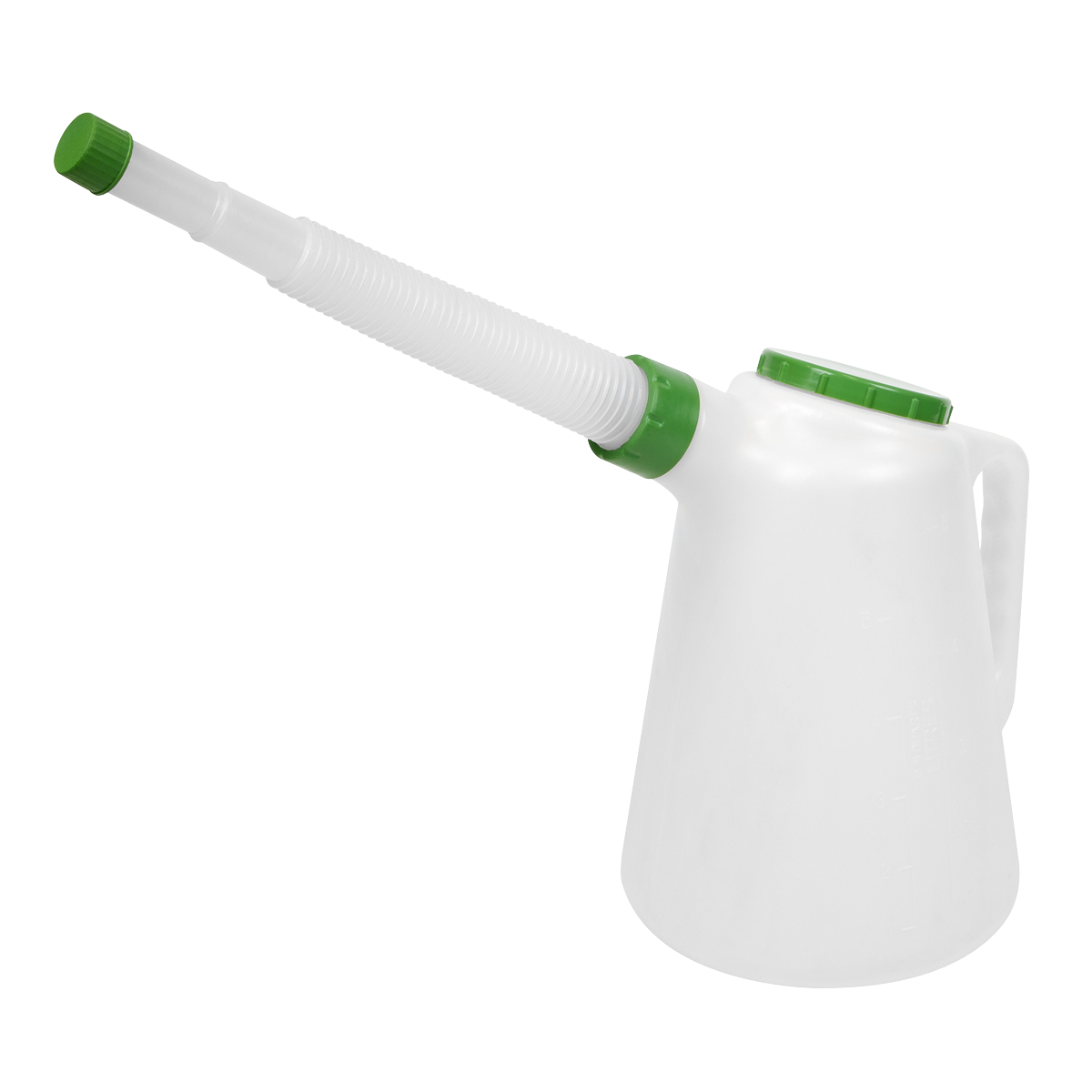 Sealey JDL5SET Oil Containers with Lid & Flexible Spouts 5L - Set of 5