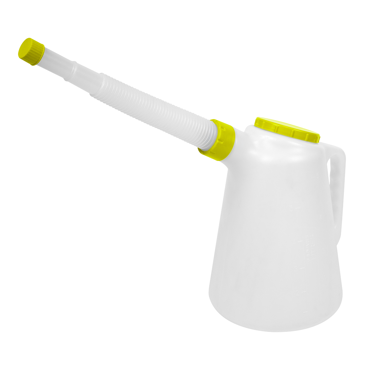 Sealey JDL5SET Oil Containers with Lid & Flexible Spouts 5L - Set of 5