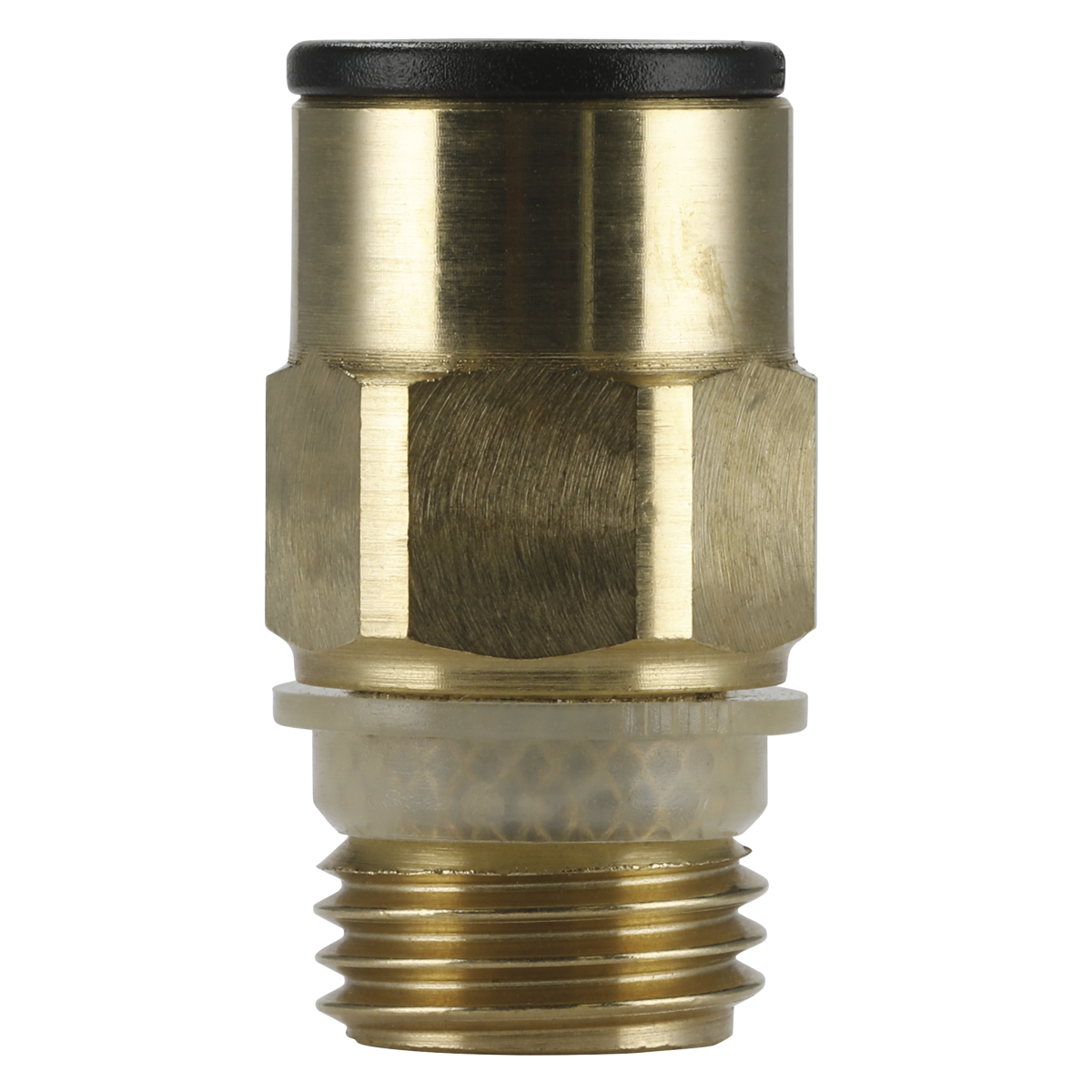 Sealey JGBC814 Brass SuperThread Straight Adaptor 8mm x 1/4"BSP Pack of 2 (John Guest Speedfit® - RM10812)