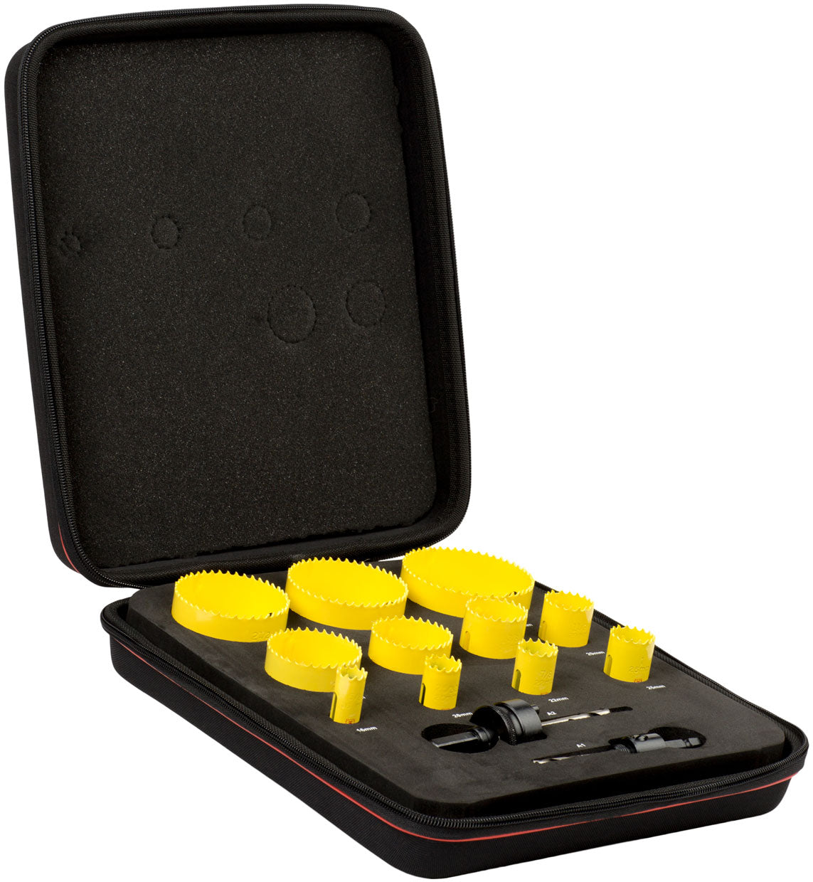 Starrett Electricians Deluxe Fast Cut Holesaw Kit 11PC KFC11021