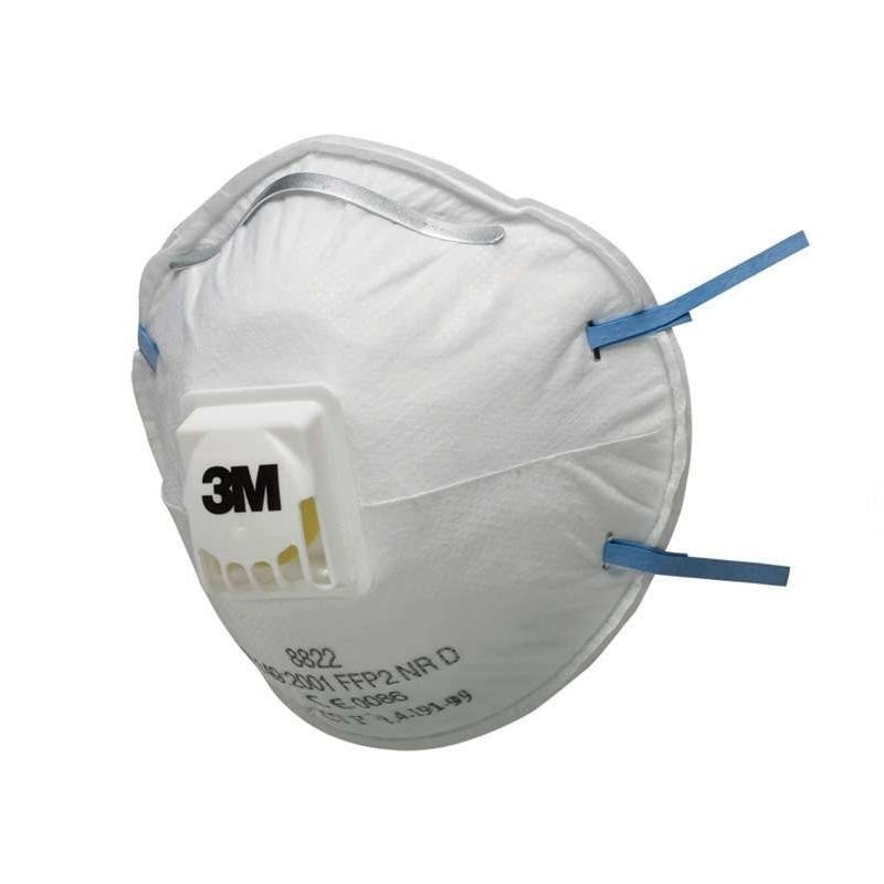 3M Disposable Respirators FFP2 8822 (Pack of 10)