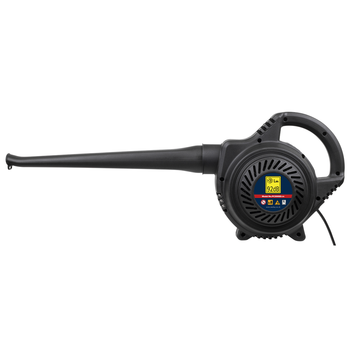 Sealey PC300SD 30L Vacuum Cleaner Wet & Dry with Stainless Steel Drum & Detachable Leaf Blower 1200W/230V