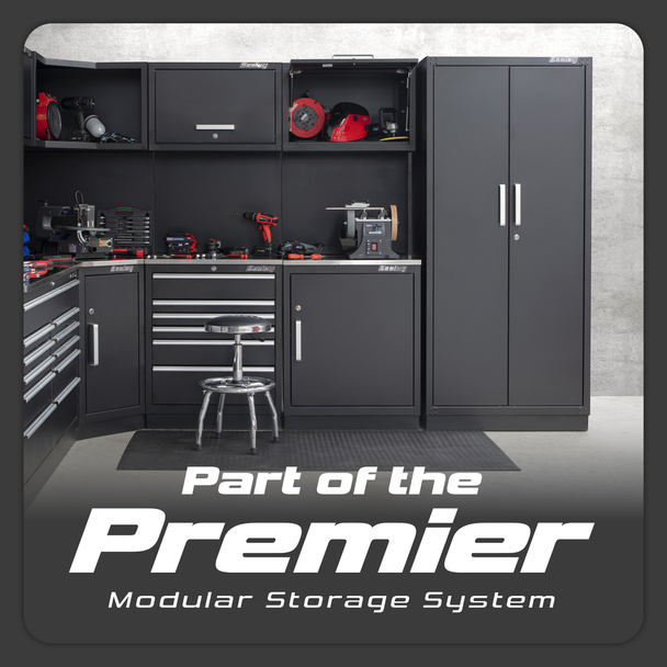 Sealey APMSOAK Premier 5.6m Storage System - Oak Worktop