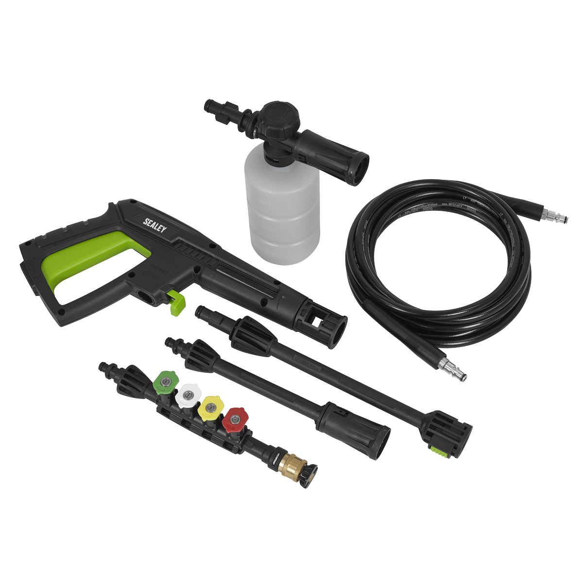 Sealey PW1610 Pressure Washer with TSS & Rotablast® Nozzle 100bar 1200W/230V