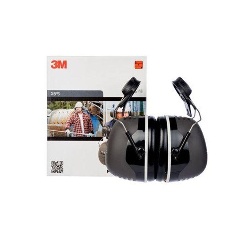 3M PELTOR Ear Defenders, 36 dB, Black, Helmet Mounted attachment, X5P3