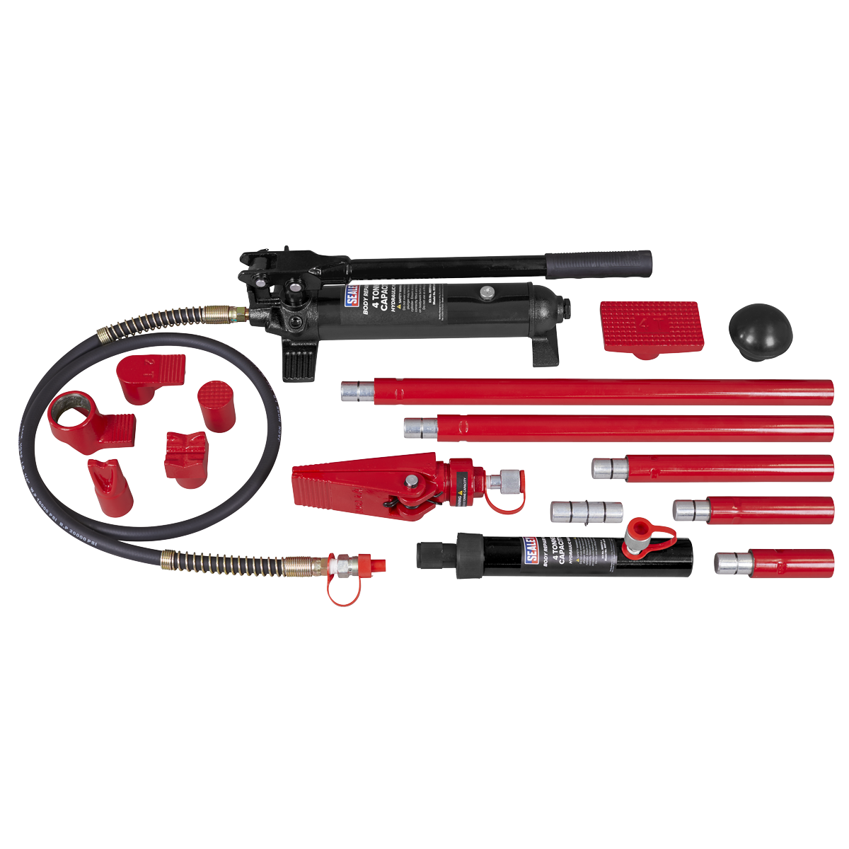 Sealey RE97/4 Hydraulic Body Repair Kit 4tonne Snap Type