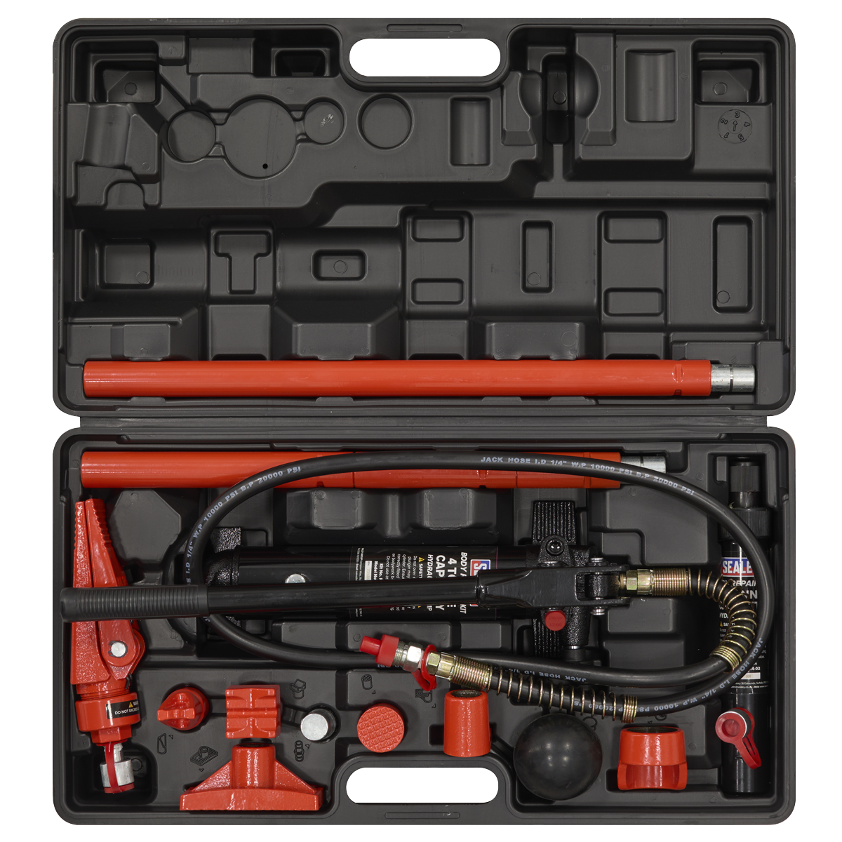 Sealey RE97/4 Hydraulic Body Repair Kit 4tonne Snap Type