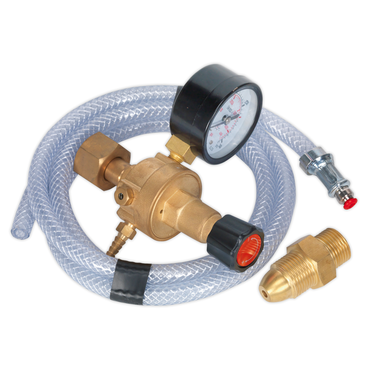Sealey REG/KIT/MO MIG Gas Regulator Kit 1 Gauge Regulator Industrial