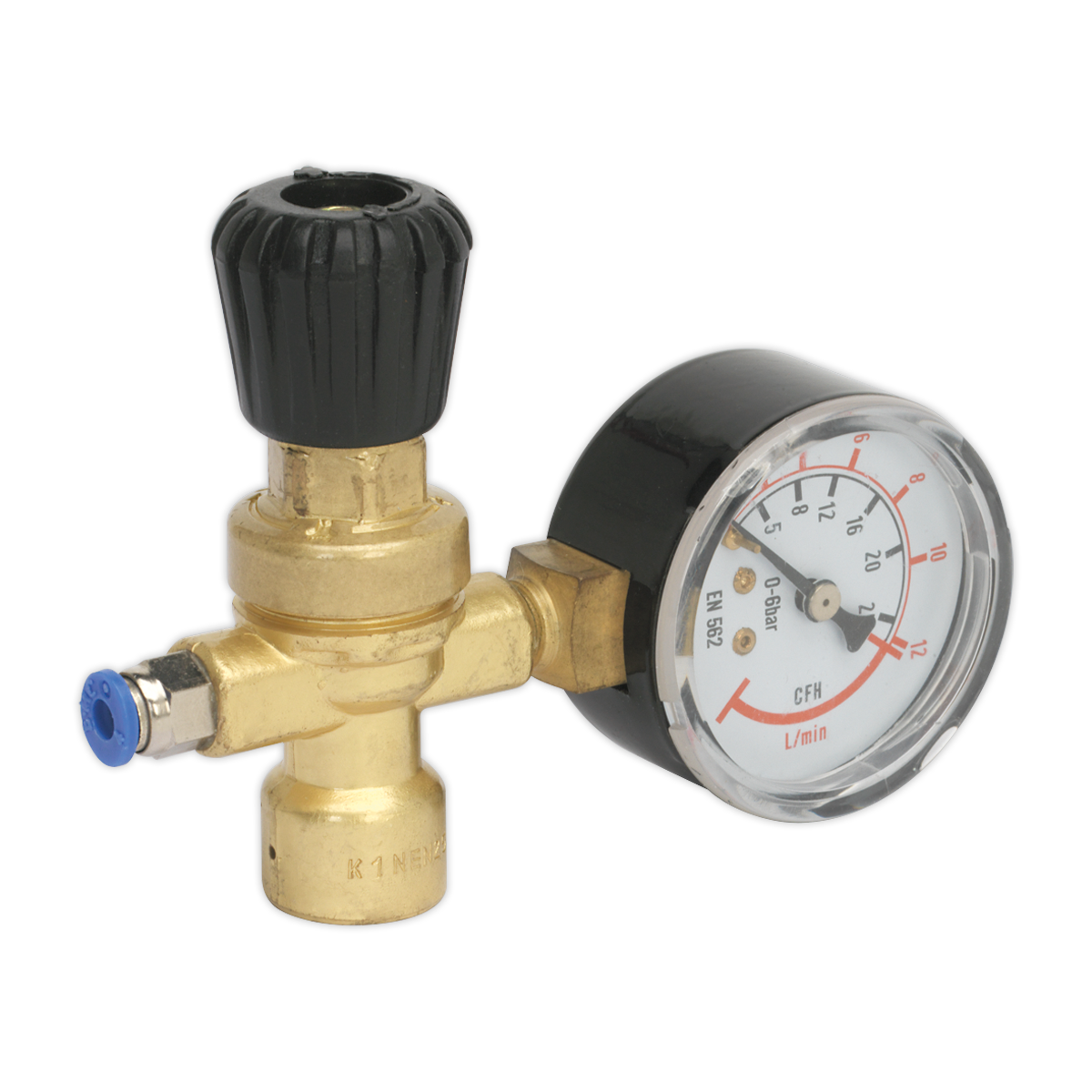 Sealey REG/MMG MIG Gas Regulator Disposable Cylinder 1 Gauge