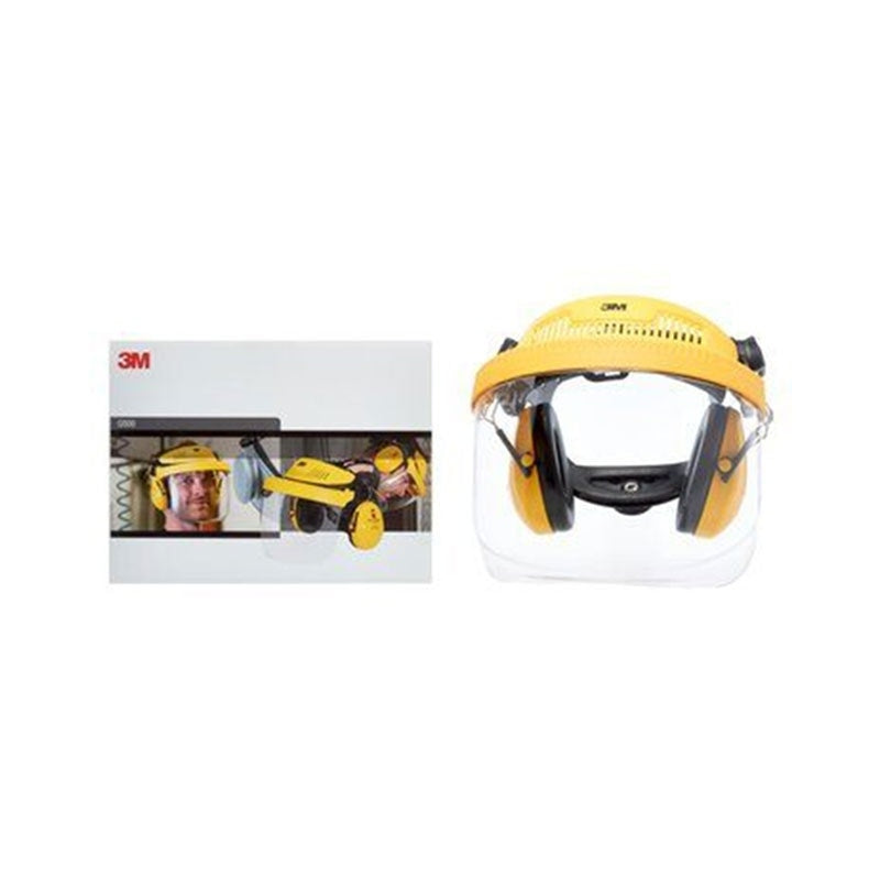 3M G500 Industrial Headgear Combination, Yellow, G500V5FH