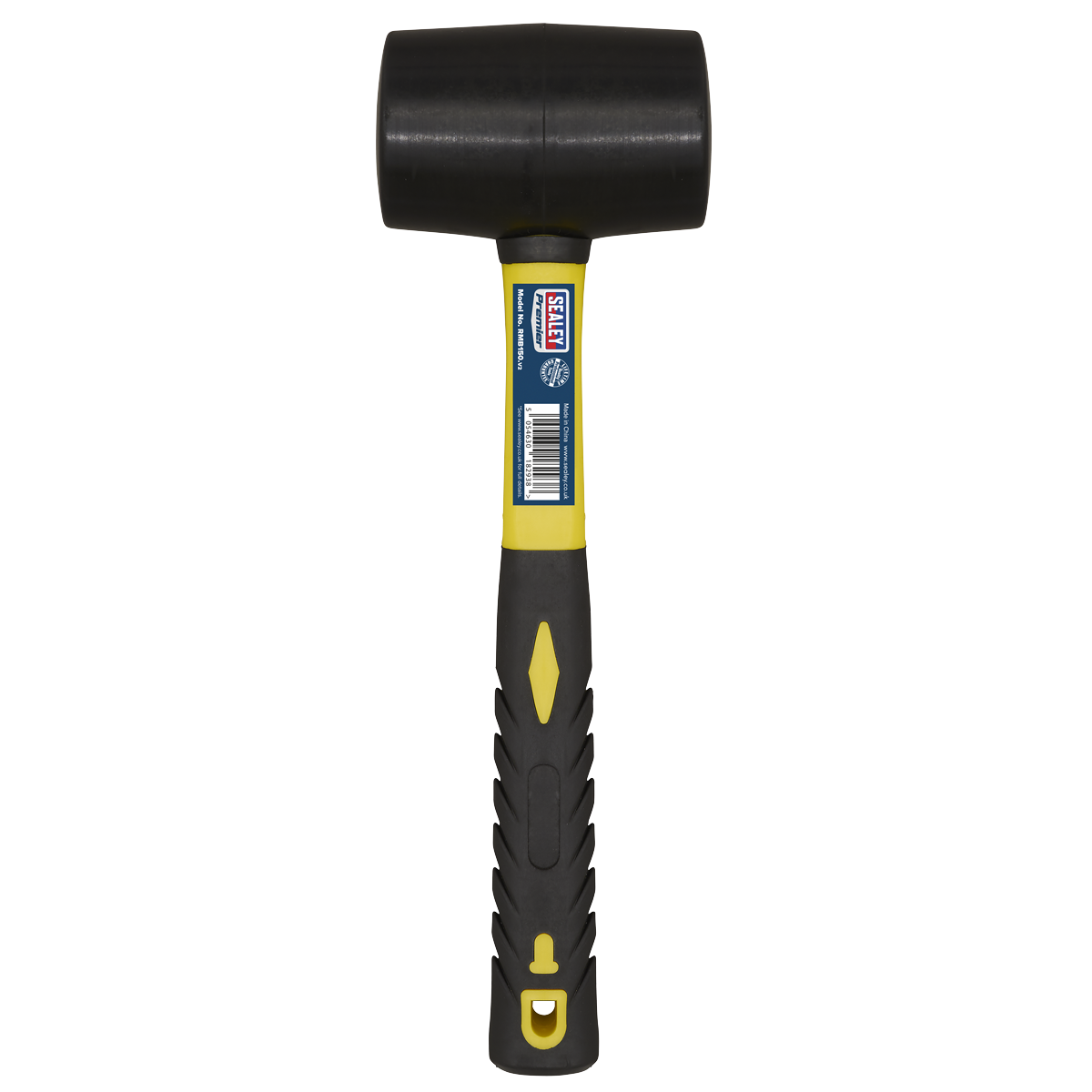Sealey RMB150 Premier Rubber Mallet with Fibreglass Shaft 1.5lb