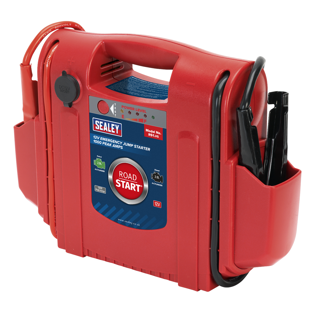 Sealey RS1 RoadStart Emergency Jump Starter 12V 1000 Peak Amps