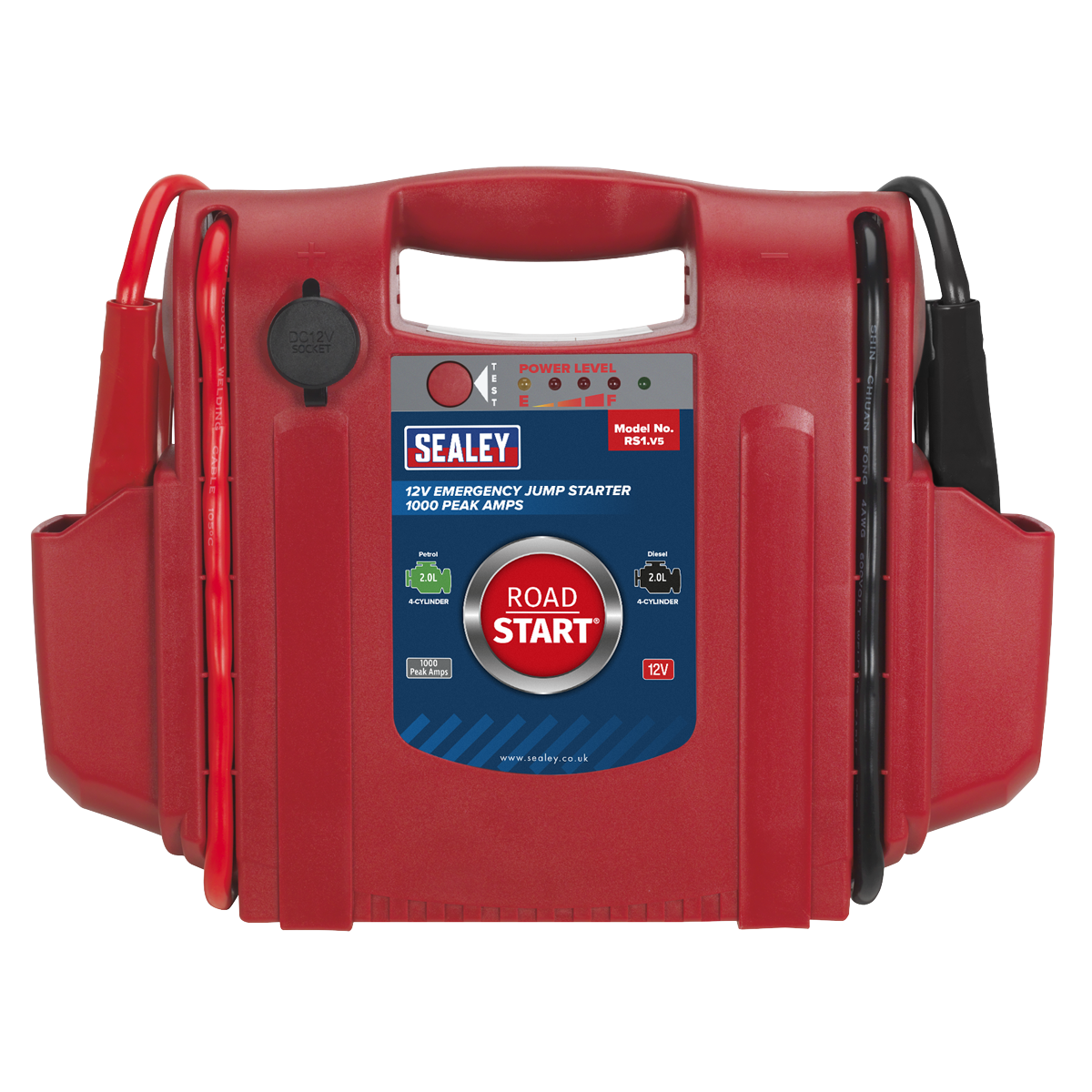 Sealey RS1 RoadStart Emergency Jump Starter 12V 1000 Peak Amps