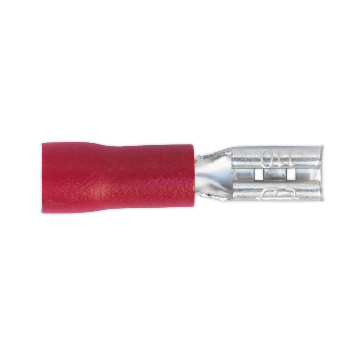 Sealey RT19 Push-On Terminal 2.8mm Female Red Pack of 100