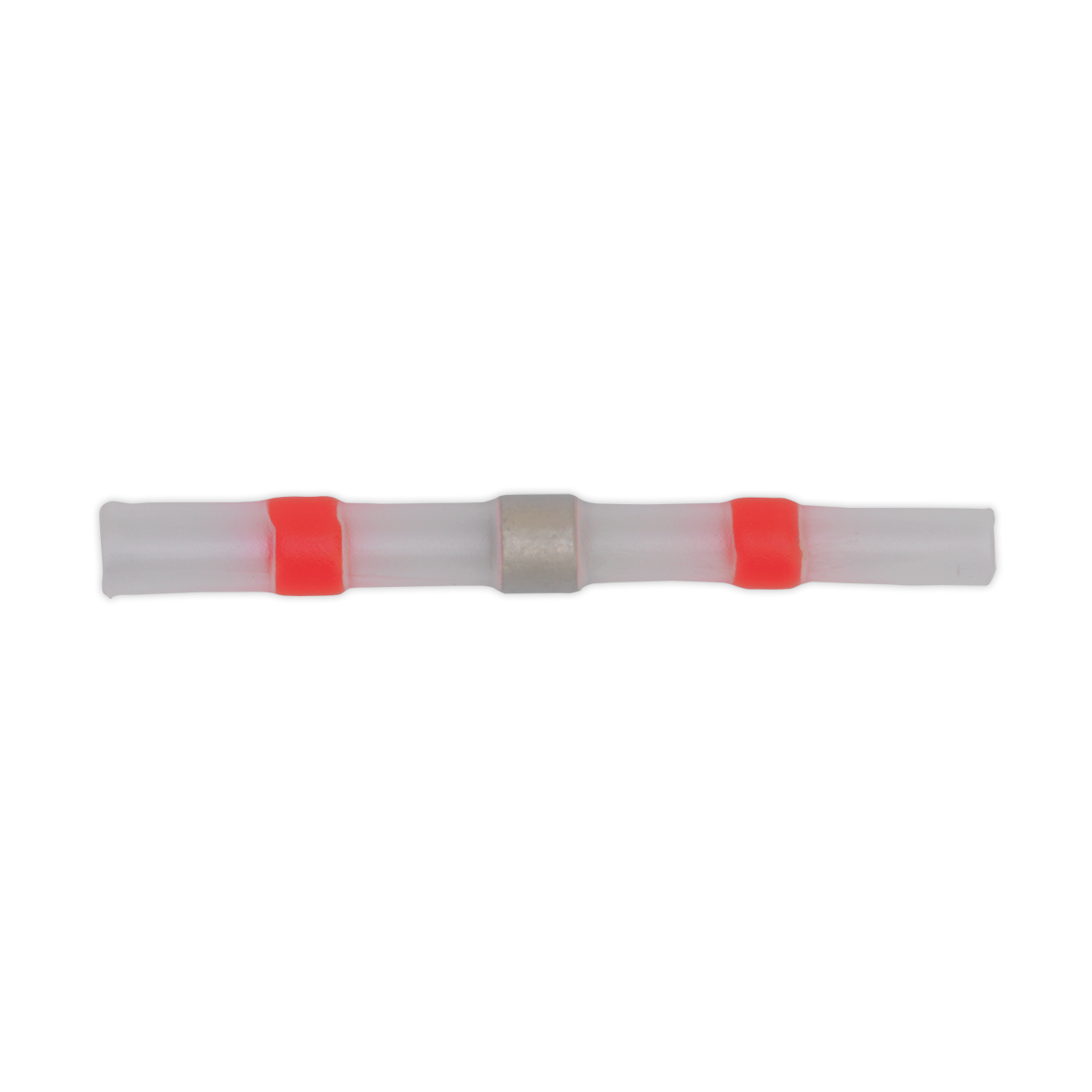 Sealey RTSSB25 Heat Shrink Butt Connector Solder Terminal 22-18 AWG Red Pack of 25
