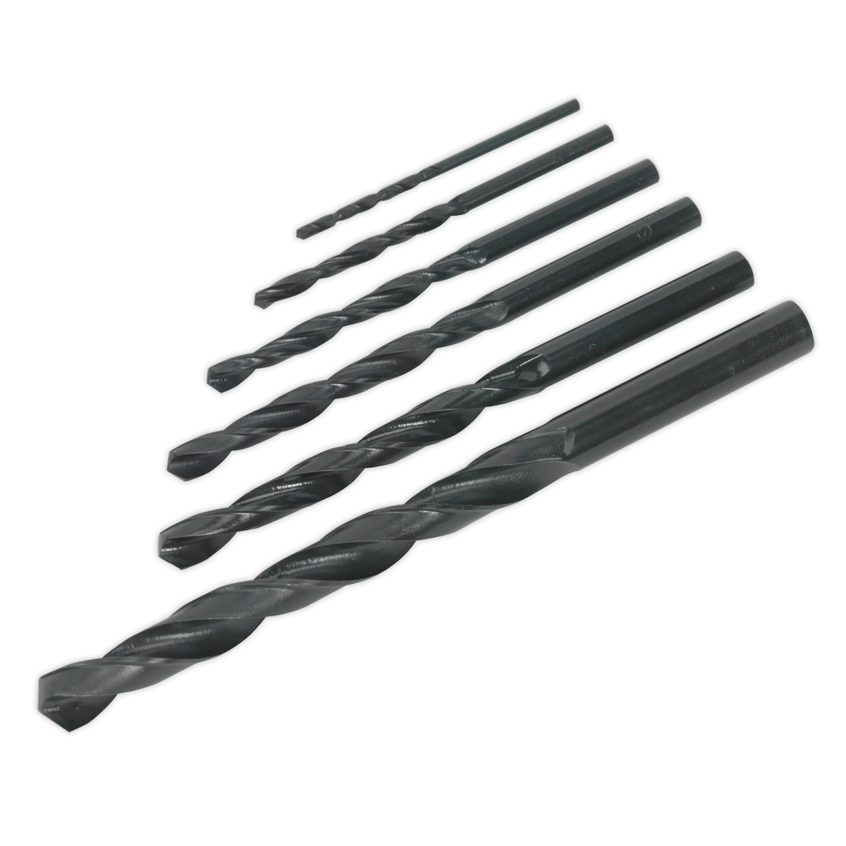 Sealey S01039 HSS Drill Bit Set 6pc DIN 338