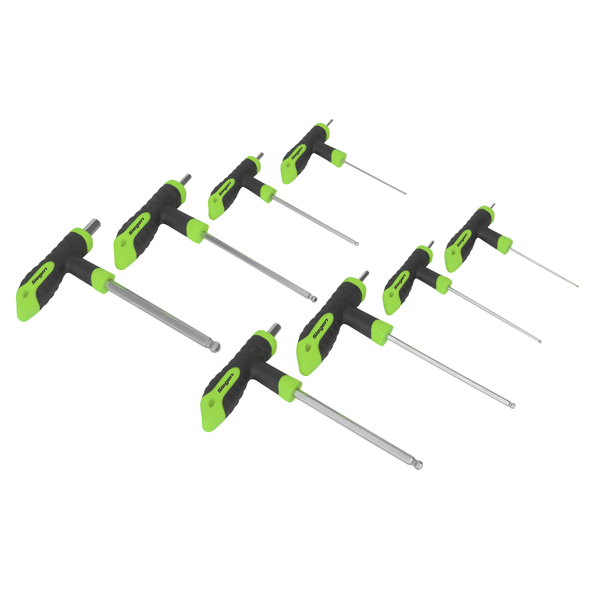 Sealey S01069 Siegen T-Handle Ball-End Hex Key Set 8pc