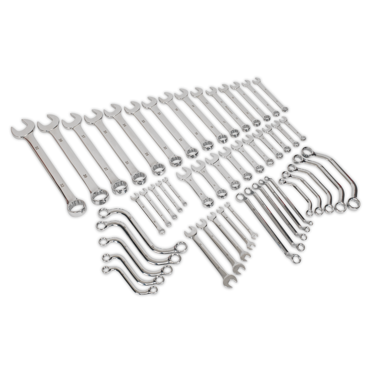 Sealey S01084 Multipurpose Spanner Set 50pc Metric