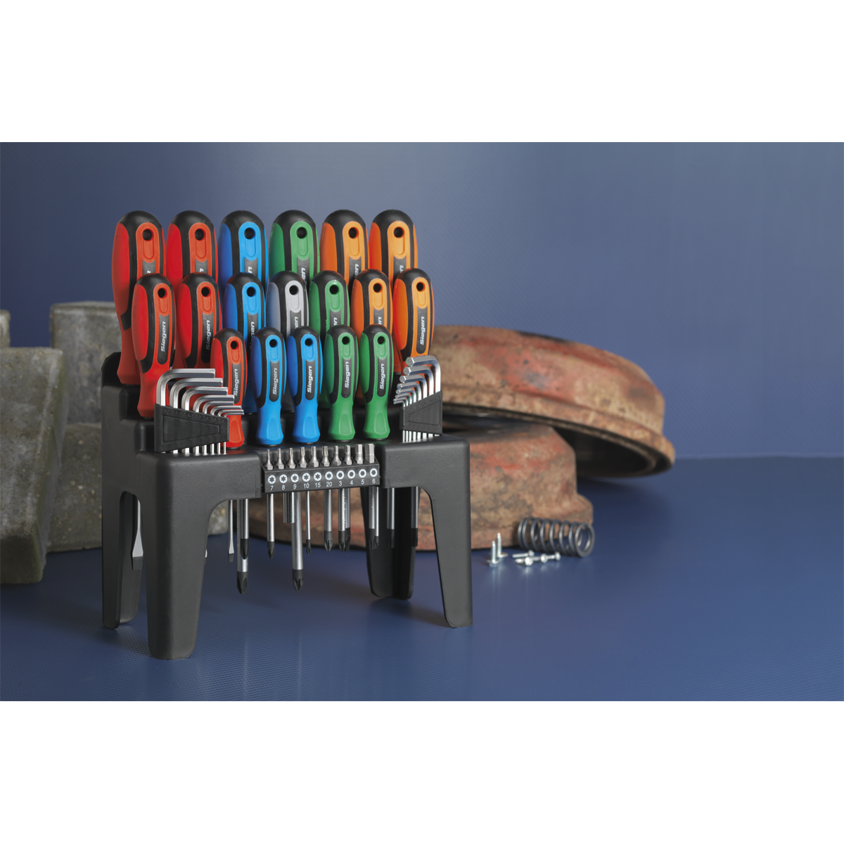 Sealey S01090 Screwdriver, Hex Key & Bit Set 44pc
