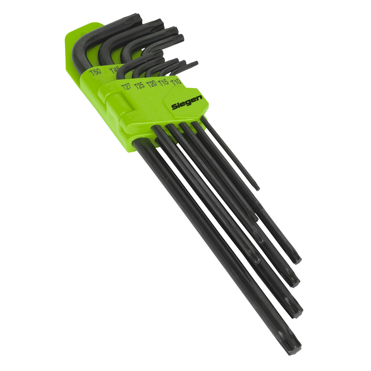 Sealey S01096 Siegen Extra-Long TRX-Star* Key Set 9pc