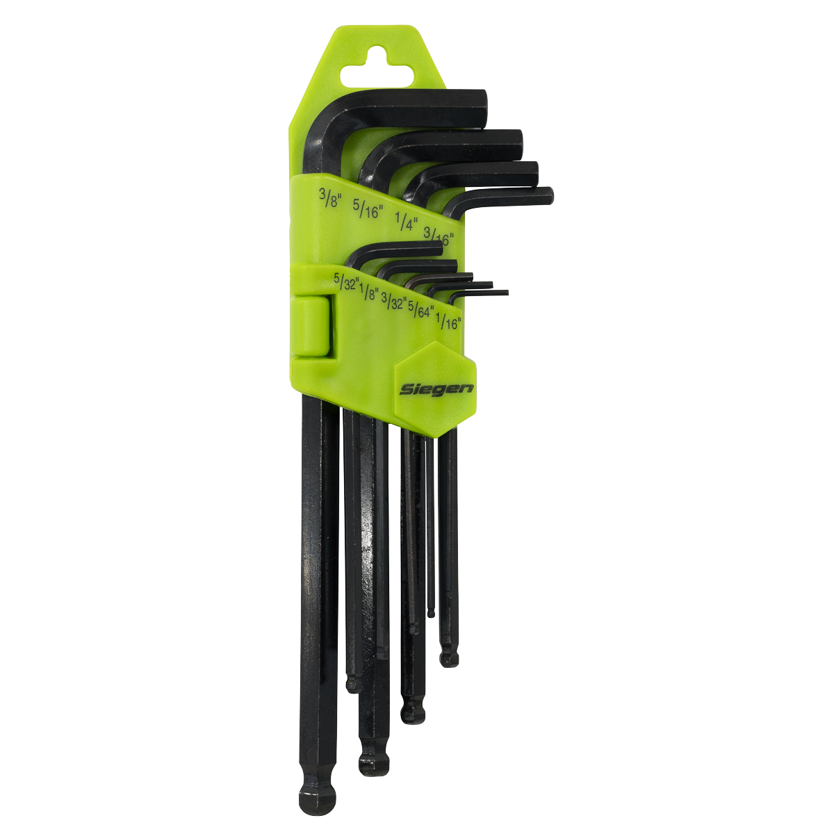 Sealey S01098 Siegen Imperial Long Ball-End Hex Key Set 9pc