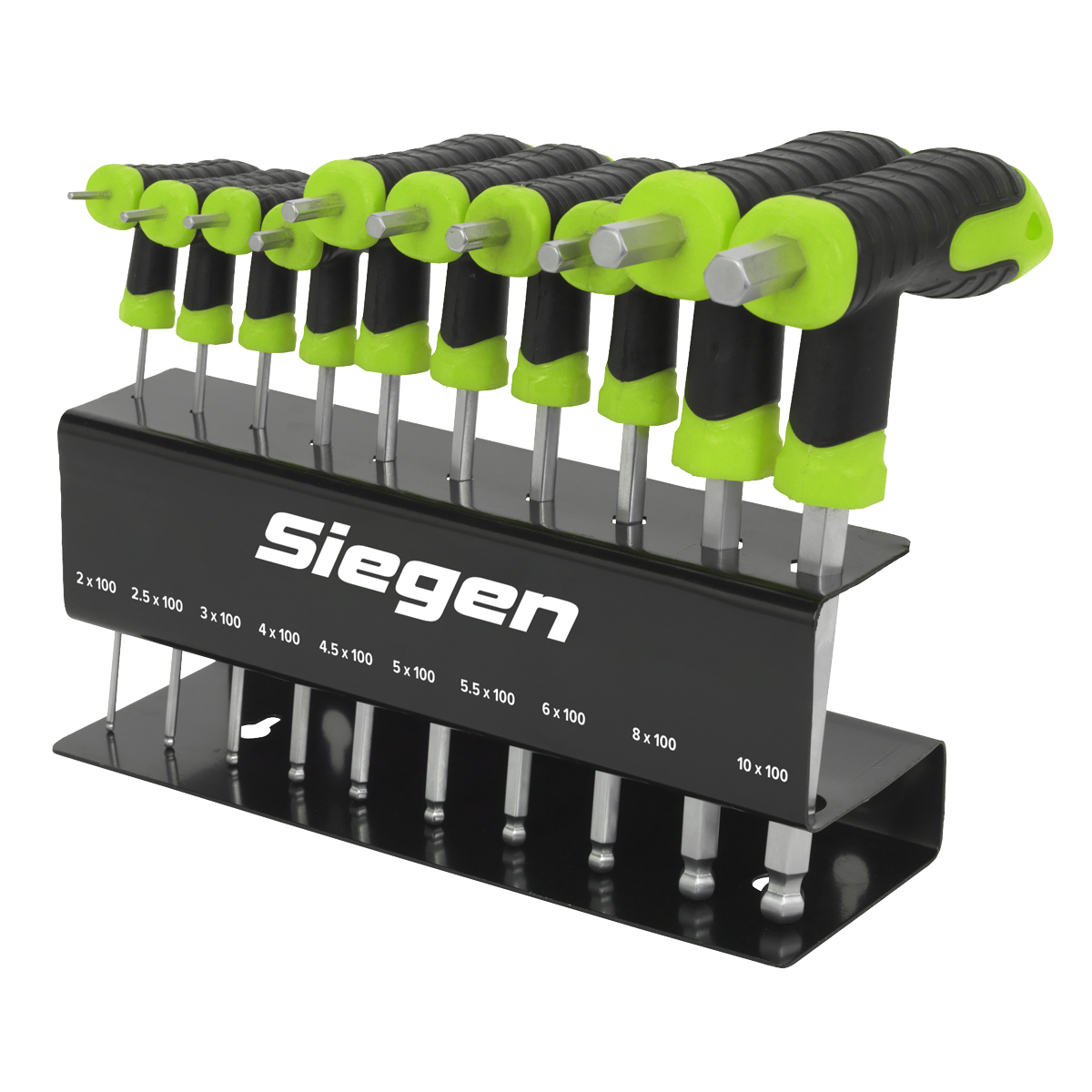 Sealey S01150 Siegen T-Handle Ball-End Hex Key Set 10pc