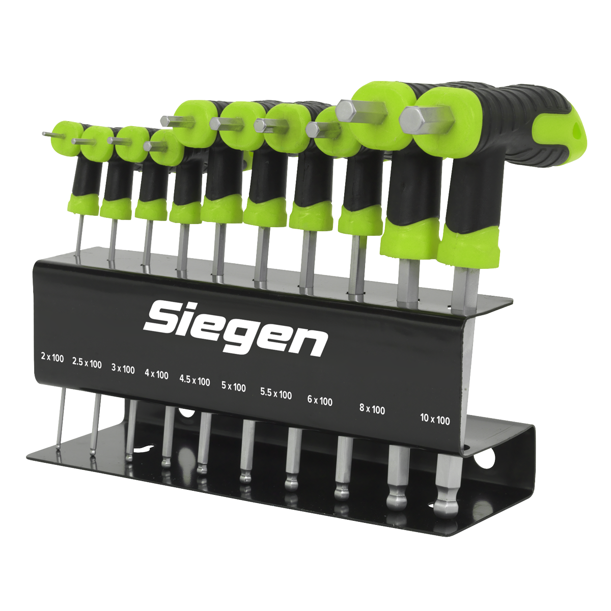 Sealey S01150 Siegen T-Handle Ball-End Hex Key Set 10pc