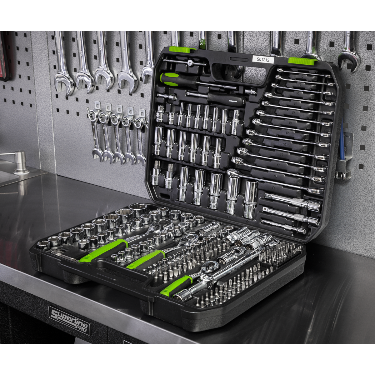 Sealey S01212 Socket Set 219pc 1/4