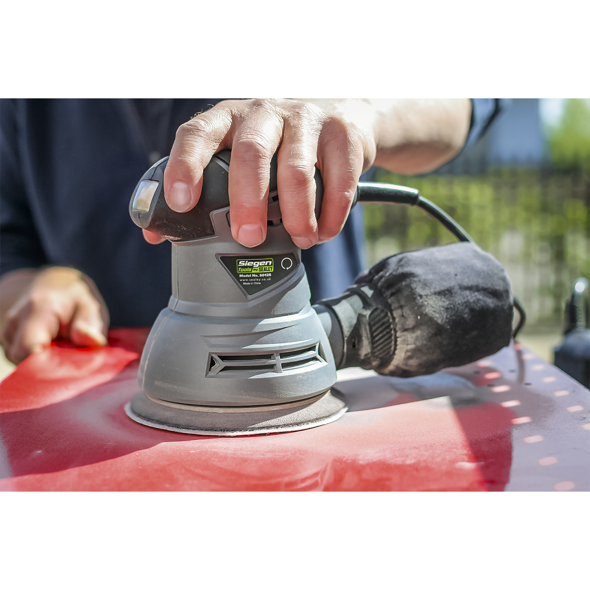 Sealey S0125 Dual Action Palm Sander 125mm 240W/230V
