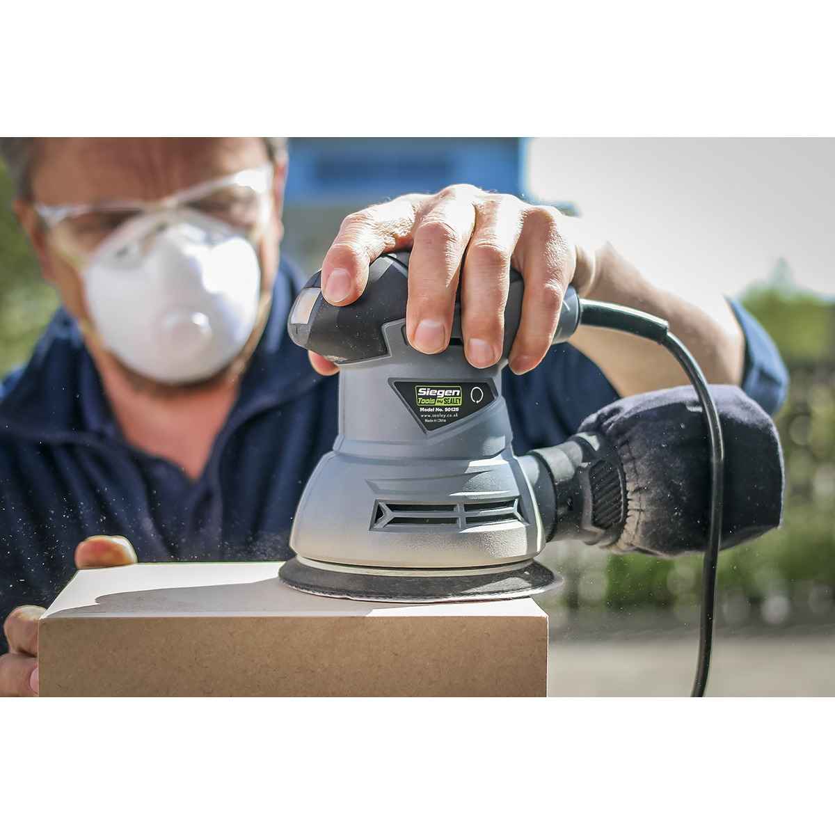 Sealey S0125 Dual Action Palm Sander 125mm 240W/230V