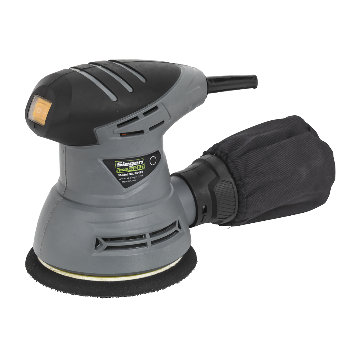 Sealey S0125 Dual Action Palm Sander Ø125mm 240W/230V