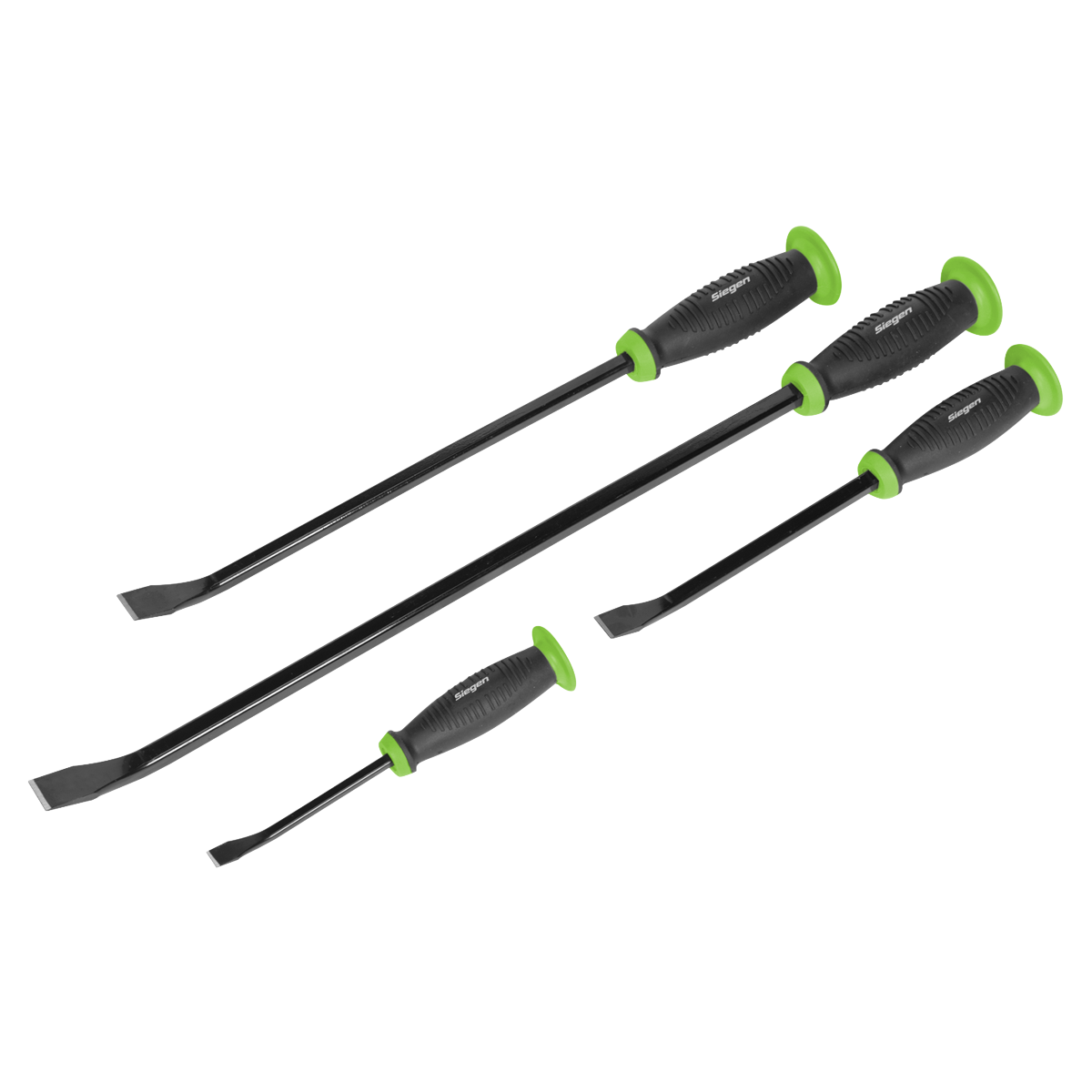 Sealey S0557 Siegen Pry Bar Set with Hammer Cap 4pc
