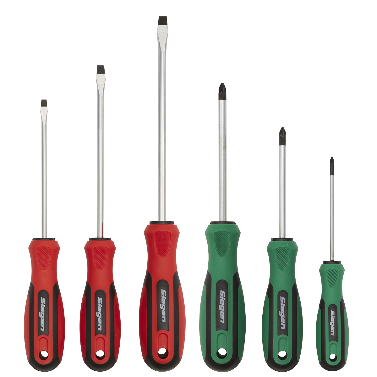 Sealey S0615 Soft Grip Screwdriver Set 6pc