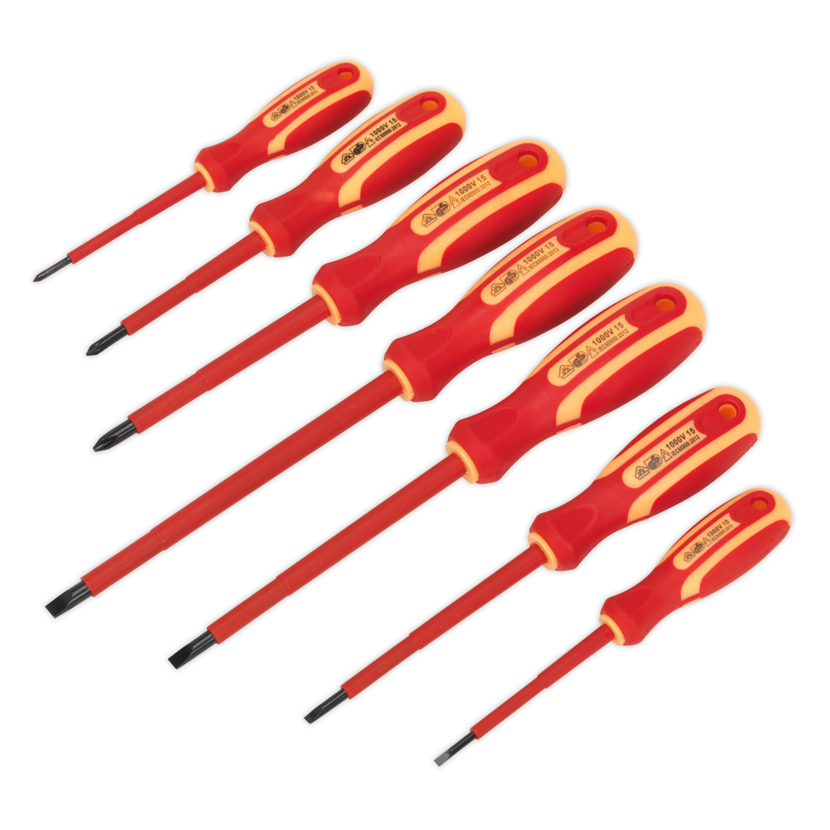 Sealey S0756 Screwdriver Set 7pc Electrician's VDE Approved
