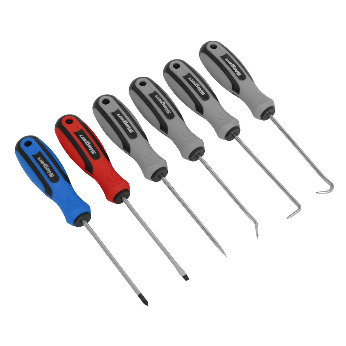 Sealey S0774 Siegen Mini Pick & Screwdriver Set 6pc