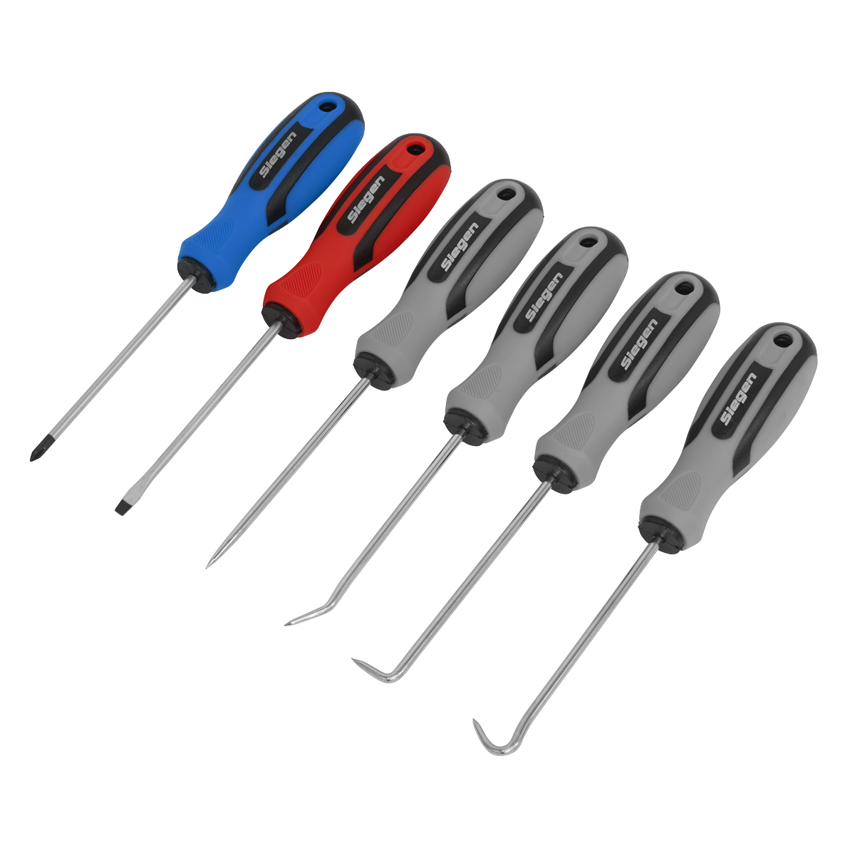Sealey S0774 Siegen Mini Pick & Screwdriver Set 6pc