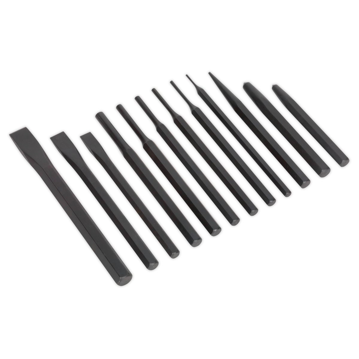 Sealey S0802 Punch & Chisel Set 12pc