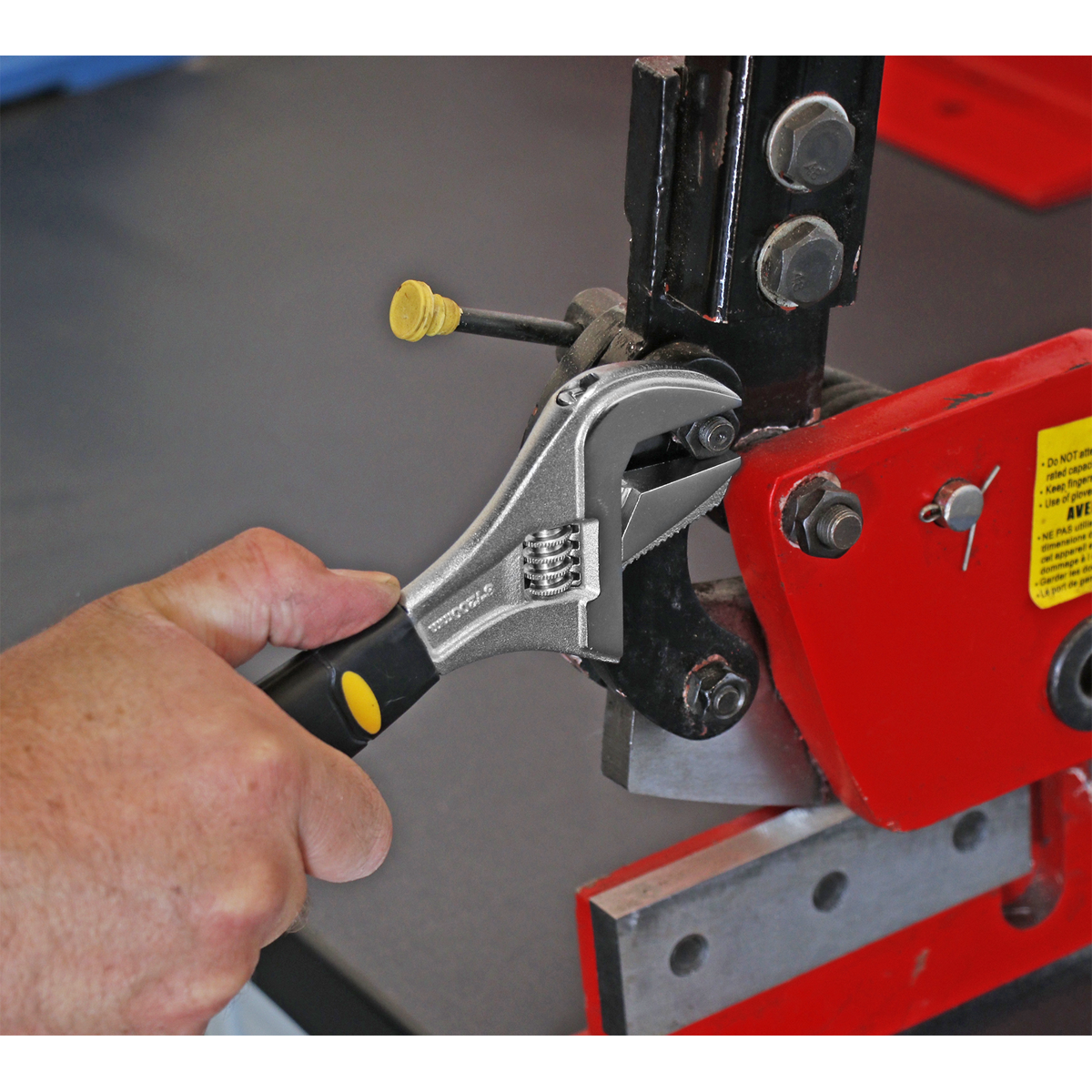 Sealey S0854 Adjustable Wrench with Extra-Wide Jaw Capacity 200mm
