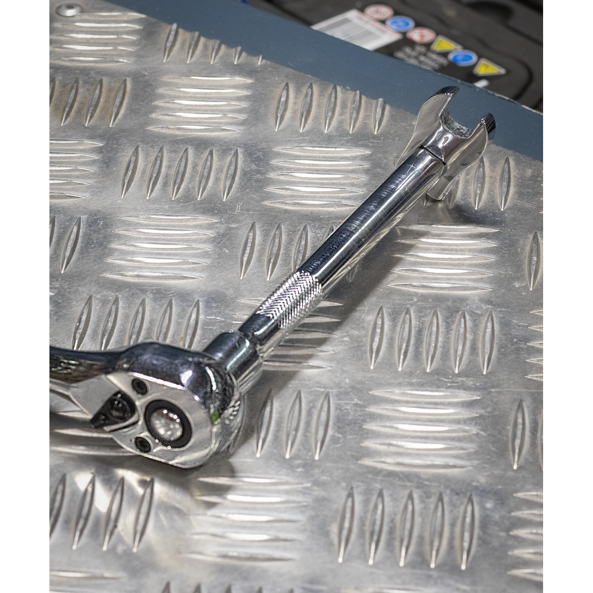 Sealey S0866 Crow's Foot Open-End Spanner Set 10pc 3/8"Sq Drive Metric