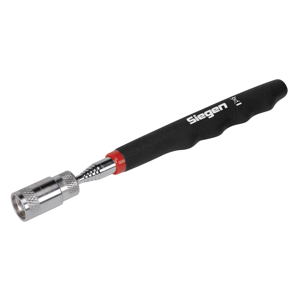 Sealey S0903DB Heavy-Duty Magnetic Pick-Up Tool with LED 3.6kg Capacity Display Box of 16