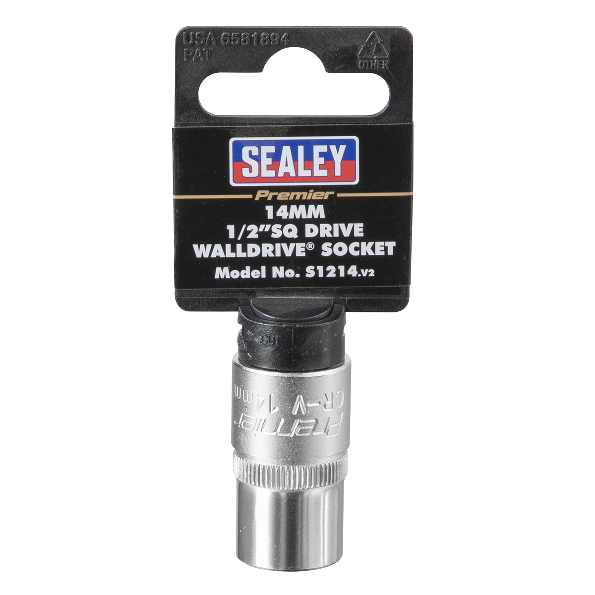 Sealey S1214 WallDrive® Socket 14mm 1/2"Sq Drive