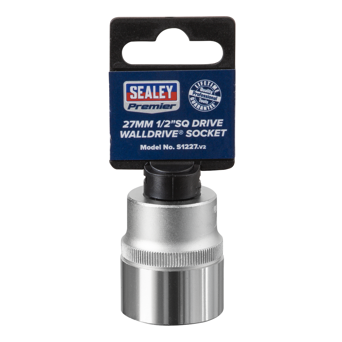 Sealey S1227 WallDrive® Socket 27mm 1/2"Sq Drive