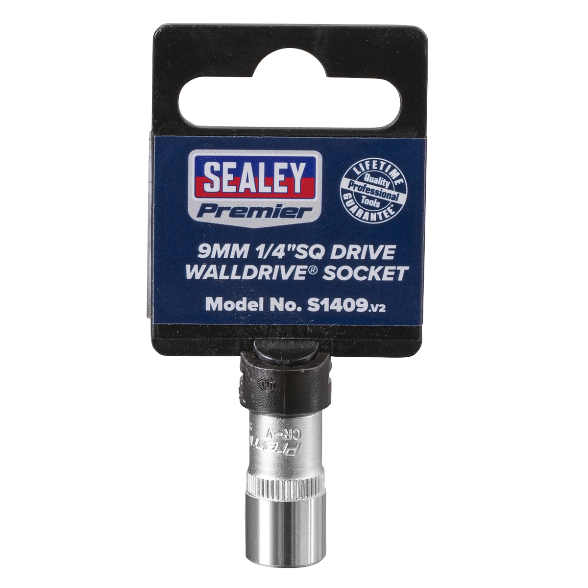 Sealey S1409 WallDrive® Socket 9mm 1/4"Sq Drive