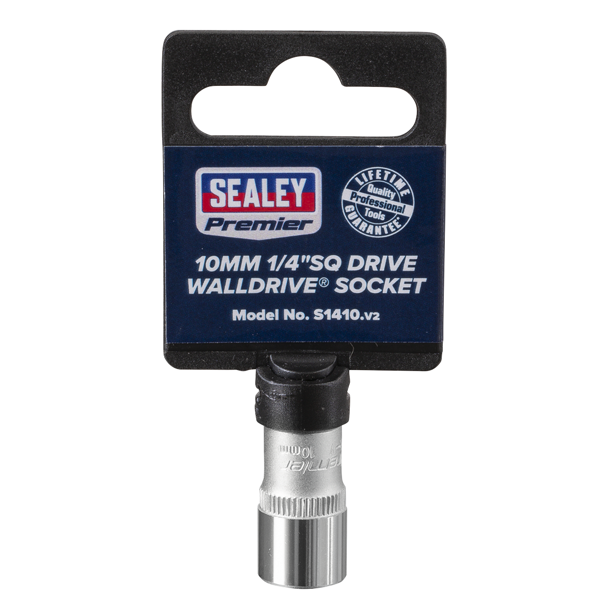 Sealey S1410 WallDrive® Socket 10mm 1/4"Sq Drive
