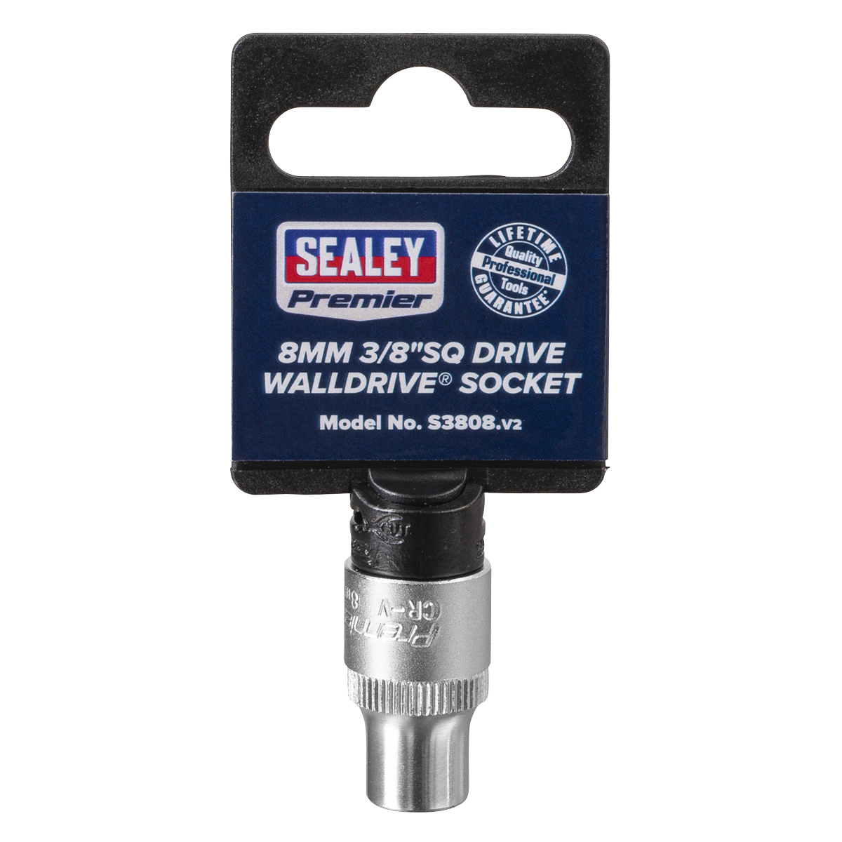 Sealey S3808 WallDrive® Socket 8mm 3/8"Sq Drive